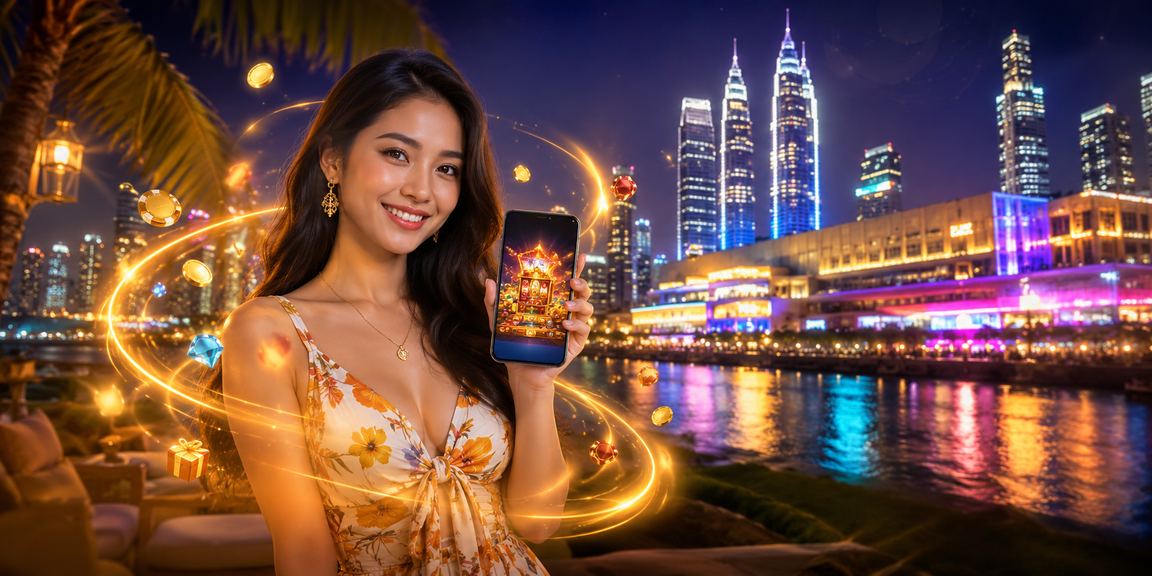 Pemain menggunakan kasino mudah alih bergaya Malaysia di Kuala Lumpur melalui platform xihfazo3004